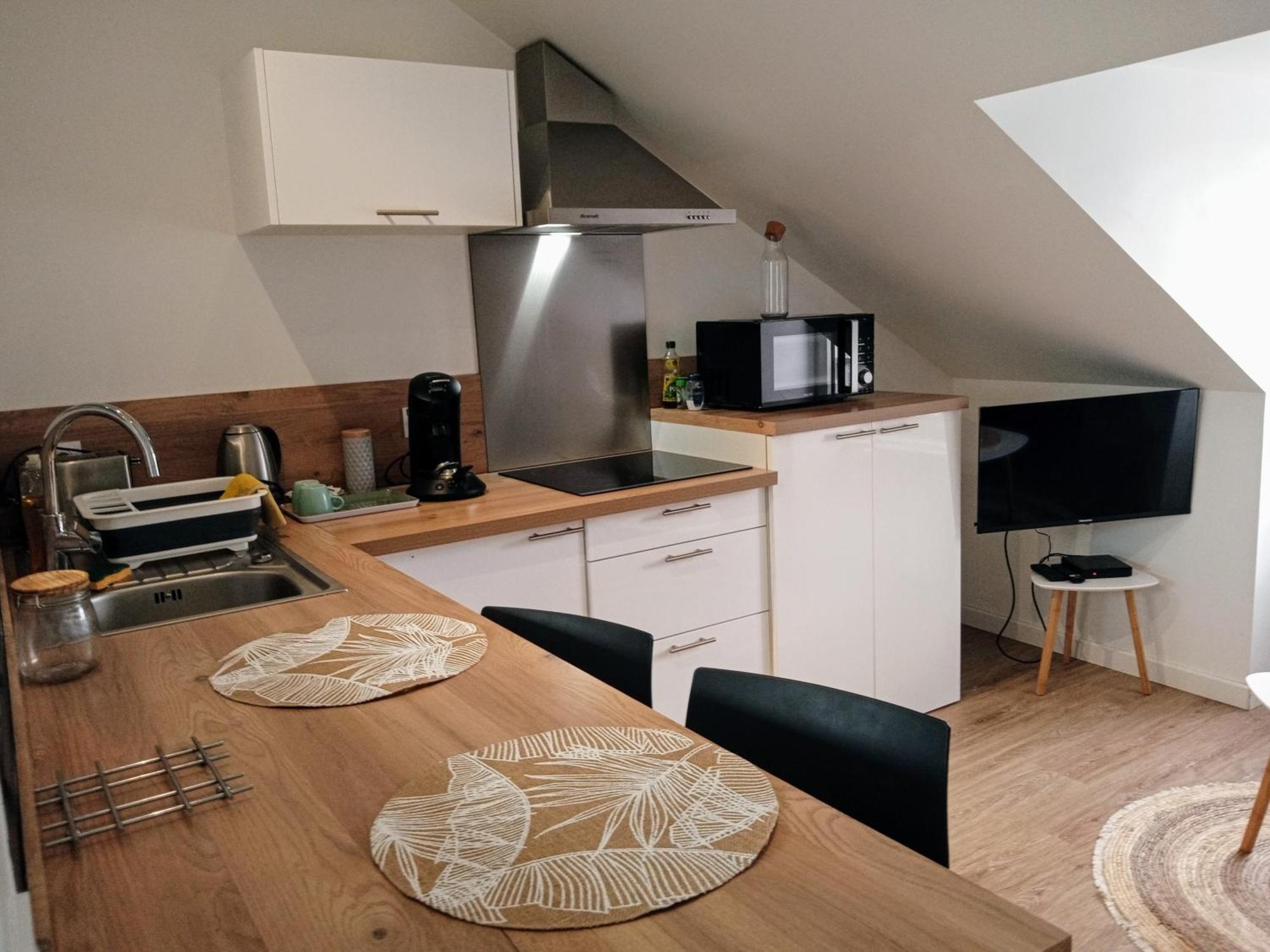 Les Studios De La Gare Linge Cafe The Inclus Wifi Vannes Esterno foto
